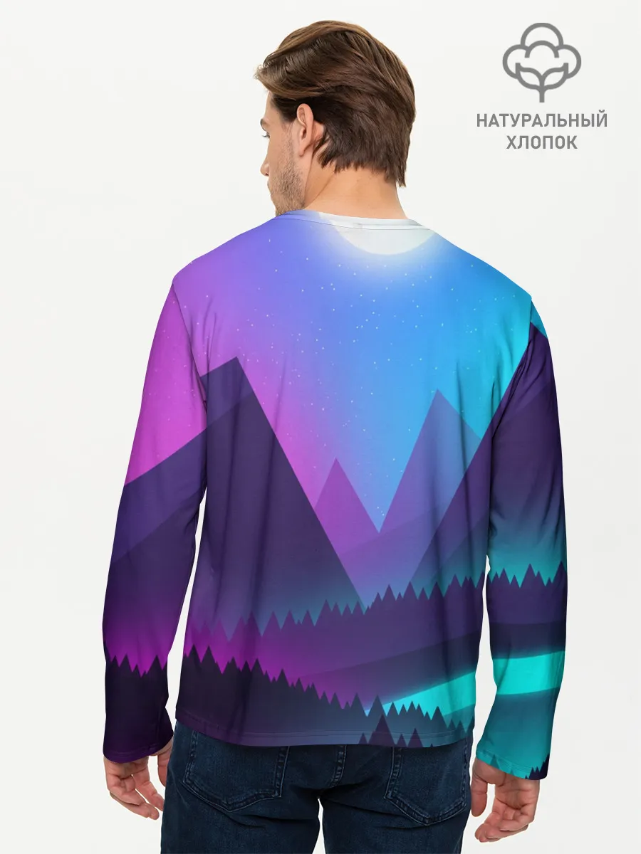 Мужской лонгслив базовый / NEON FOREST