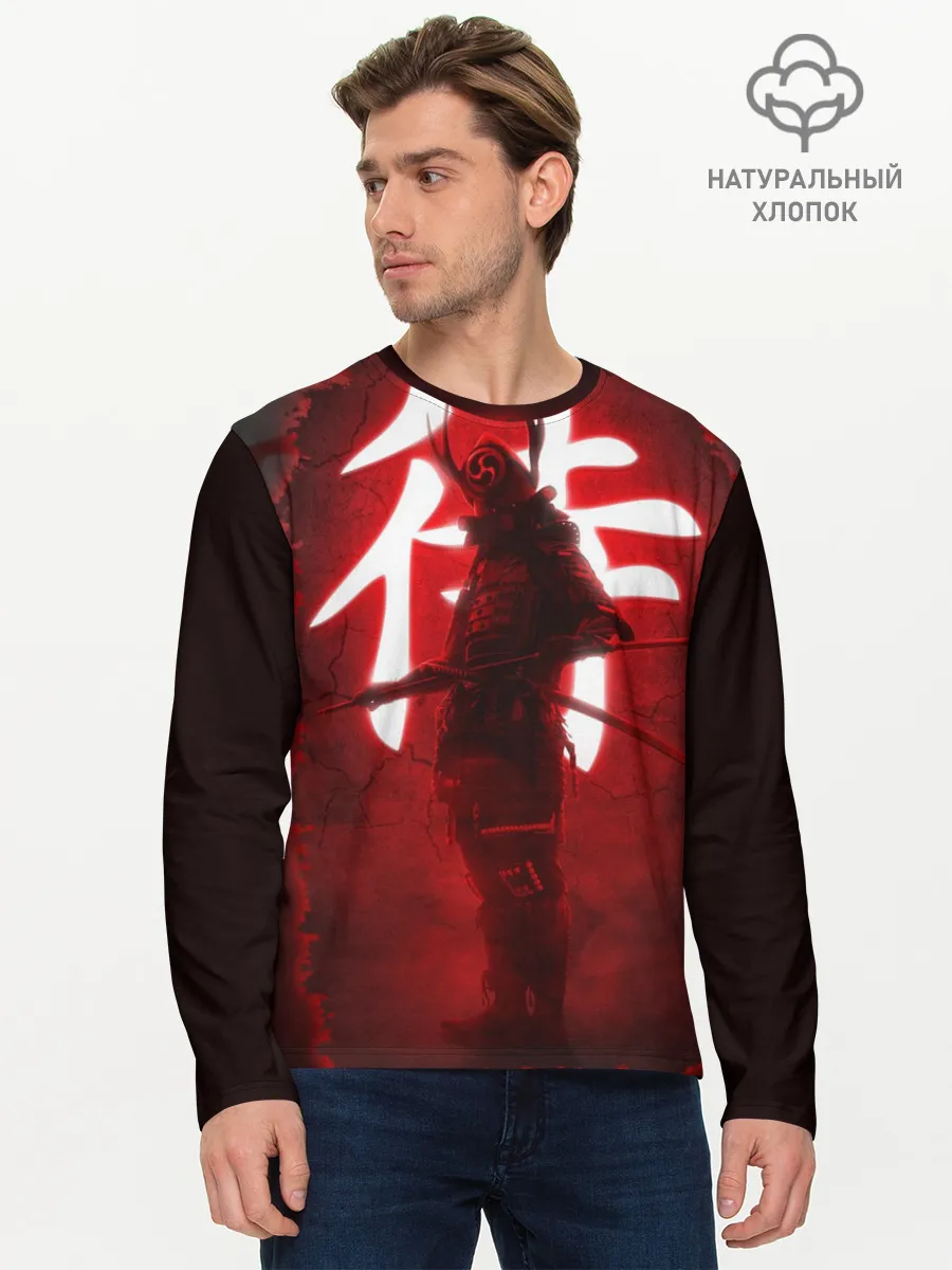 Мужской лонгслив базовый / NEON SAMURAI