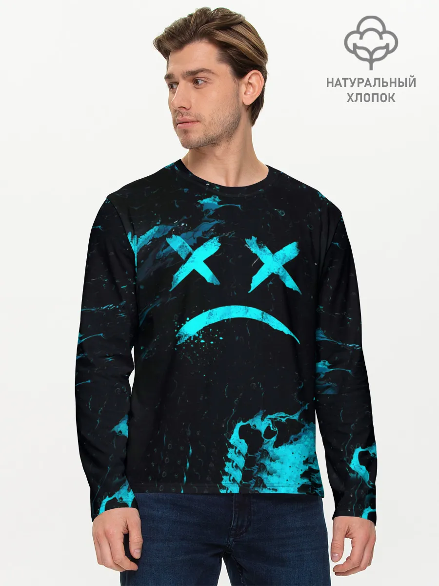 Мужской лонгслив базовый / Lil Peep