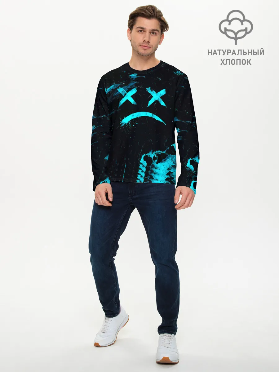 Мужской лонгслив базовый / Lil Peep