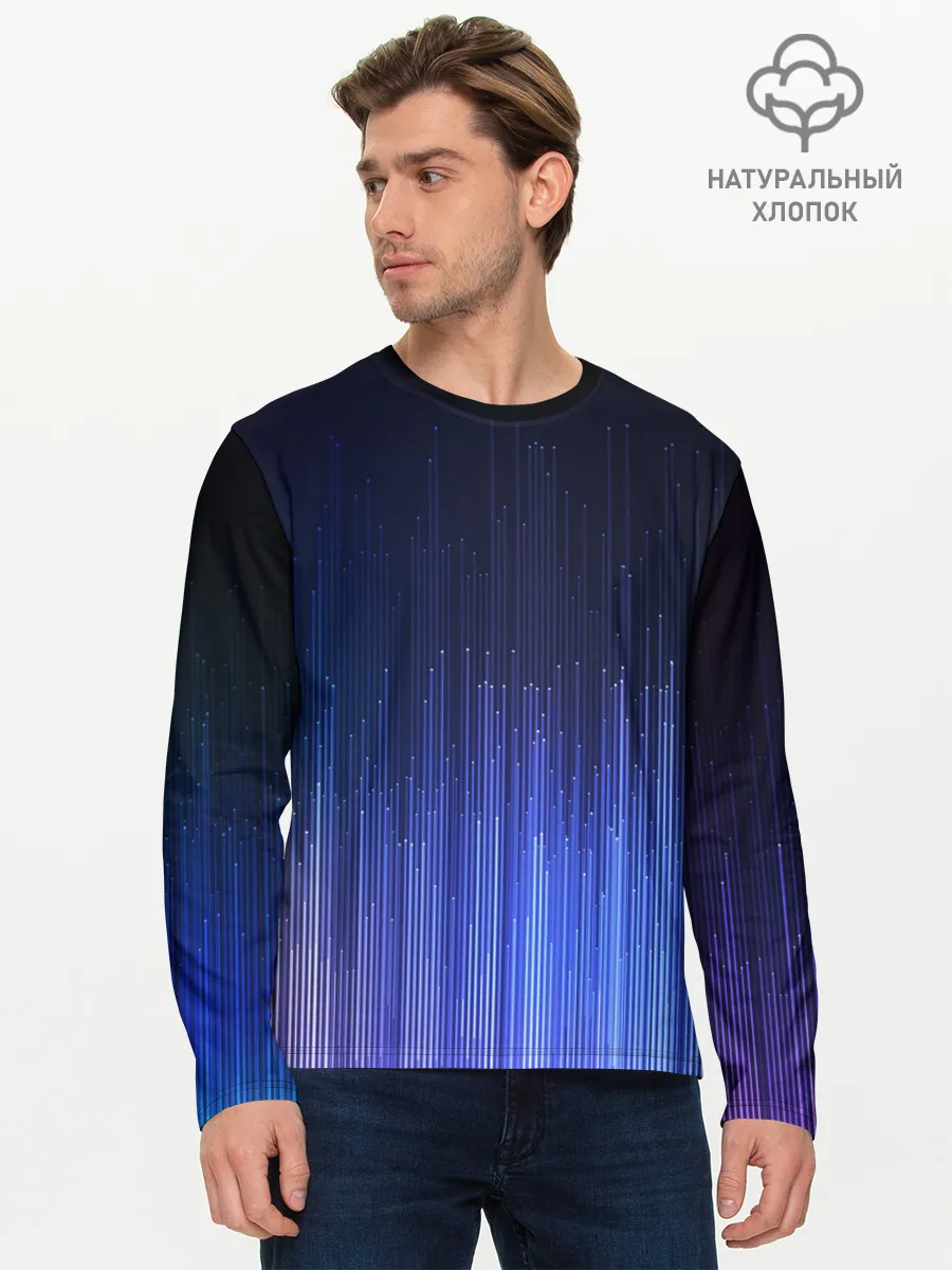 Мужской лонгслив базовый / Эквалайзер настроения | Mood Equalizer
