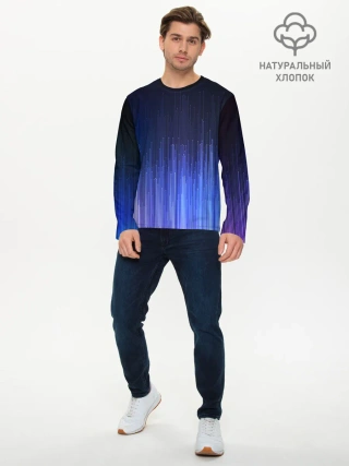 Мужской лонгслив базовый / Эквалайзер настроения | Mood Equalizer