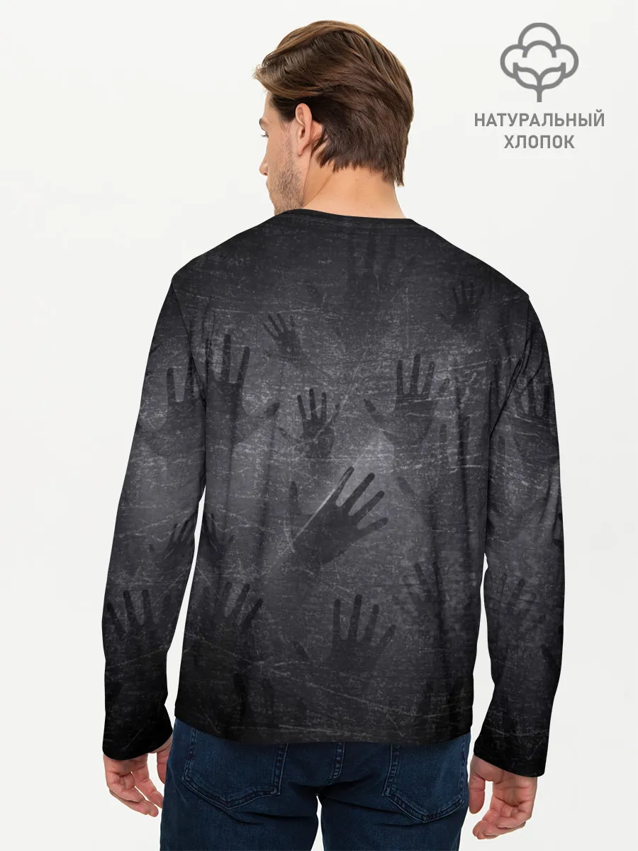 Мужской лонгслив базовый / ЛАДОНИ УШЕДШИХ