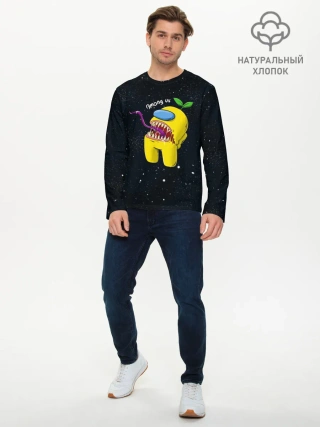 Мужской лонгслив базовый / AMONG US