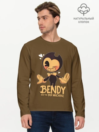 Мужской лонгслив базовый / Bendy And The Ink Machine