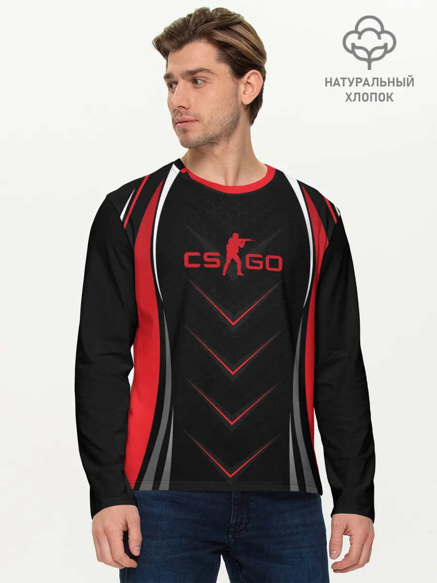 Мужской лонгслив базовый / CS GO