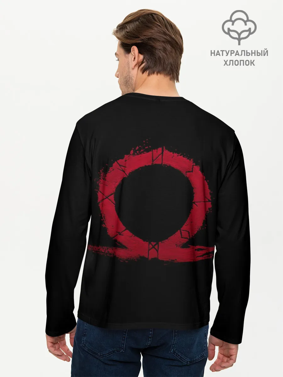 Мужской лонгслив базовый / God of War