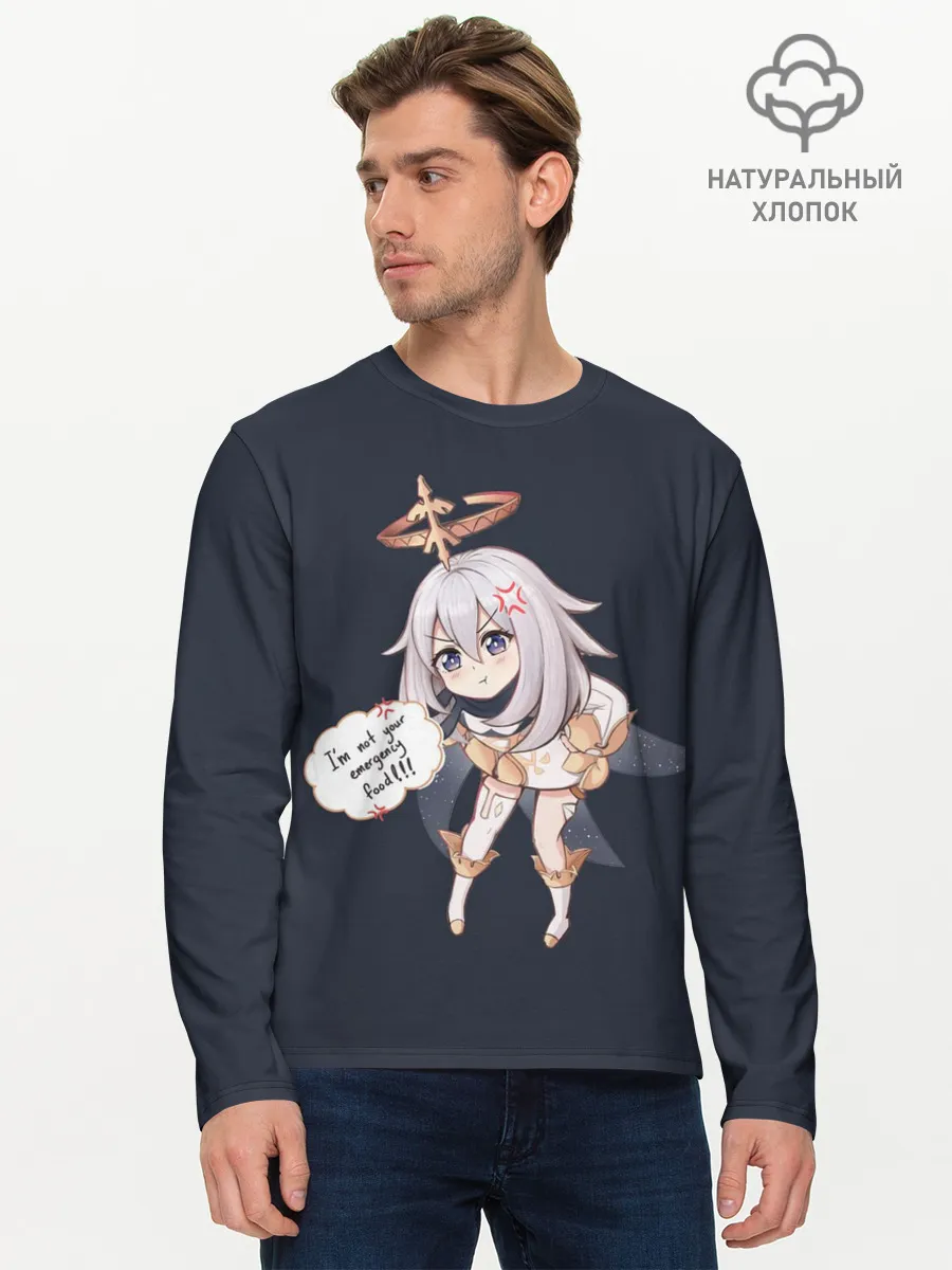 Мужской лонгслив базовый / Genshin Impact