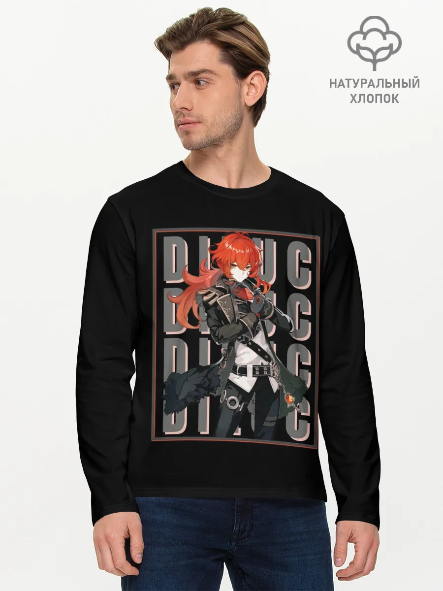 Мужской лонгслив базовый / Genshin Impact