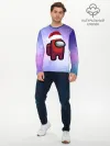 Мужской лонгслив базовый / Новогодний Among us