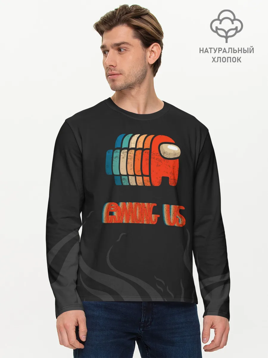 Мужской лонгслив базовый / Among us