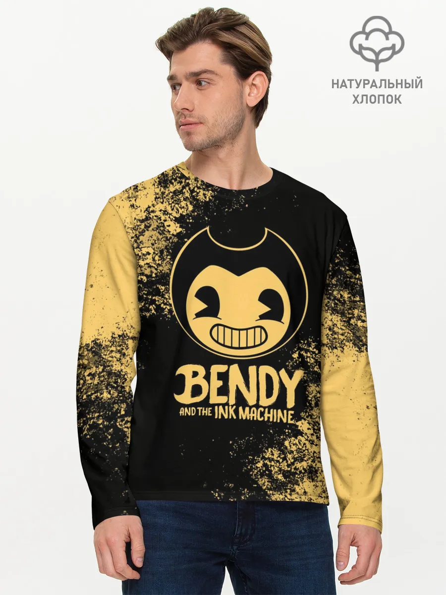 Мужской лонгслив базовый / Bendy And The Ink Machine