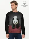 Мужской лонгслив базовый / ПАНДА