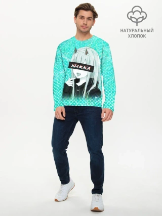 Мужской лонгслив базовый / Zero Two Хикка