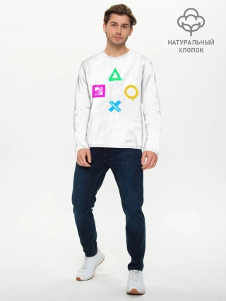 Мужской лонгслив базовый / GAMEPAD