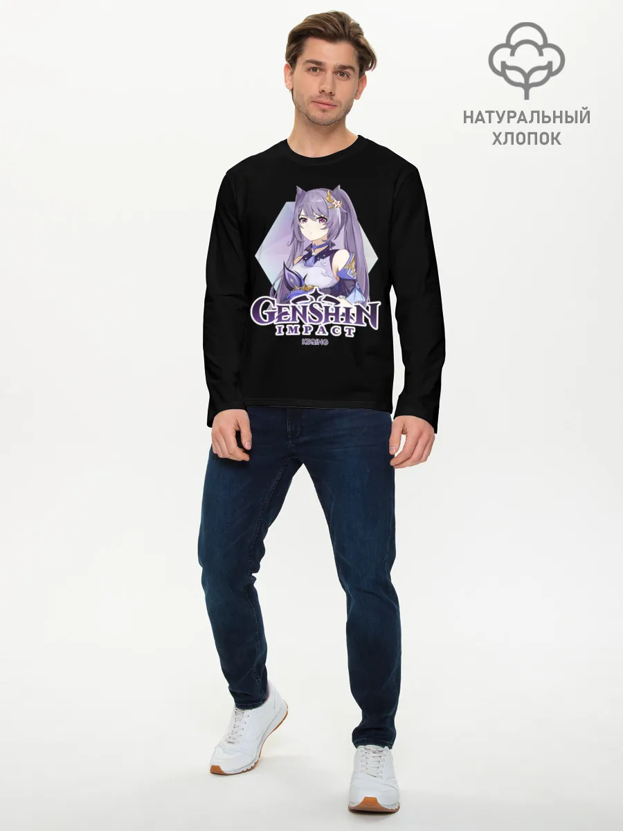 Мужской лонгслив базовый / Genshin Impact