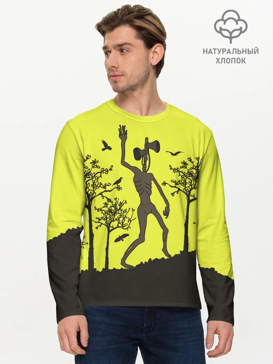 Мужской лонгслив базовый / Siren Head