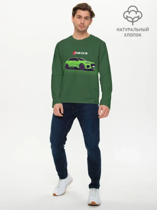 Мужской лонгслив базовый / AUDI RS Q3 | АУДИ СПОРТ