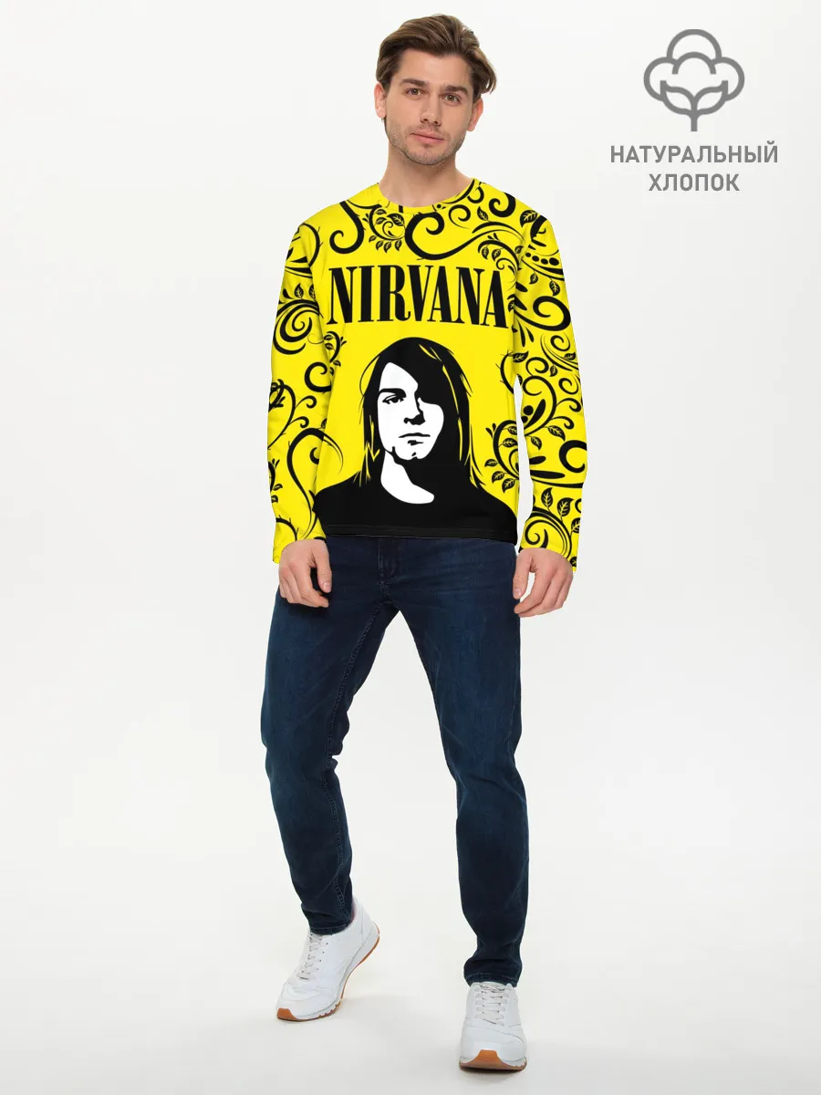 Мужской лонгслив базовый / NIRVANA