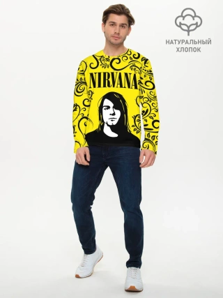 Мужской лонгслив базовый / NIRVANA