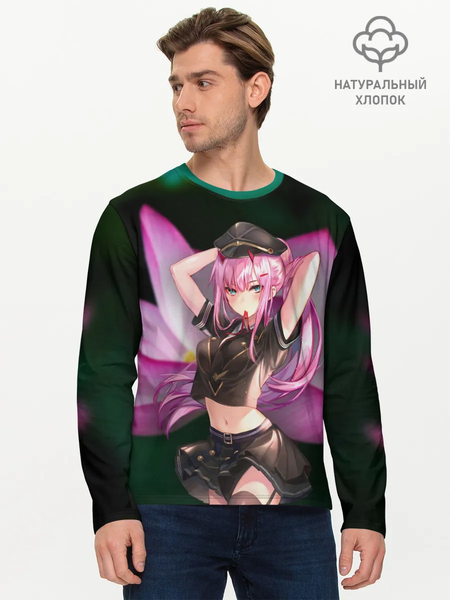 Мужской лонгслив базовый / Лотос Zero Two