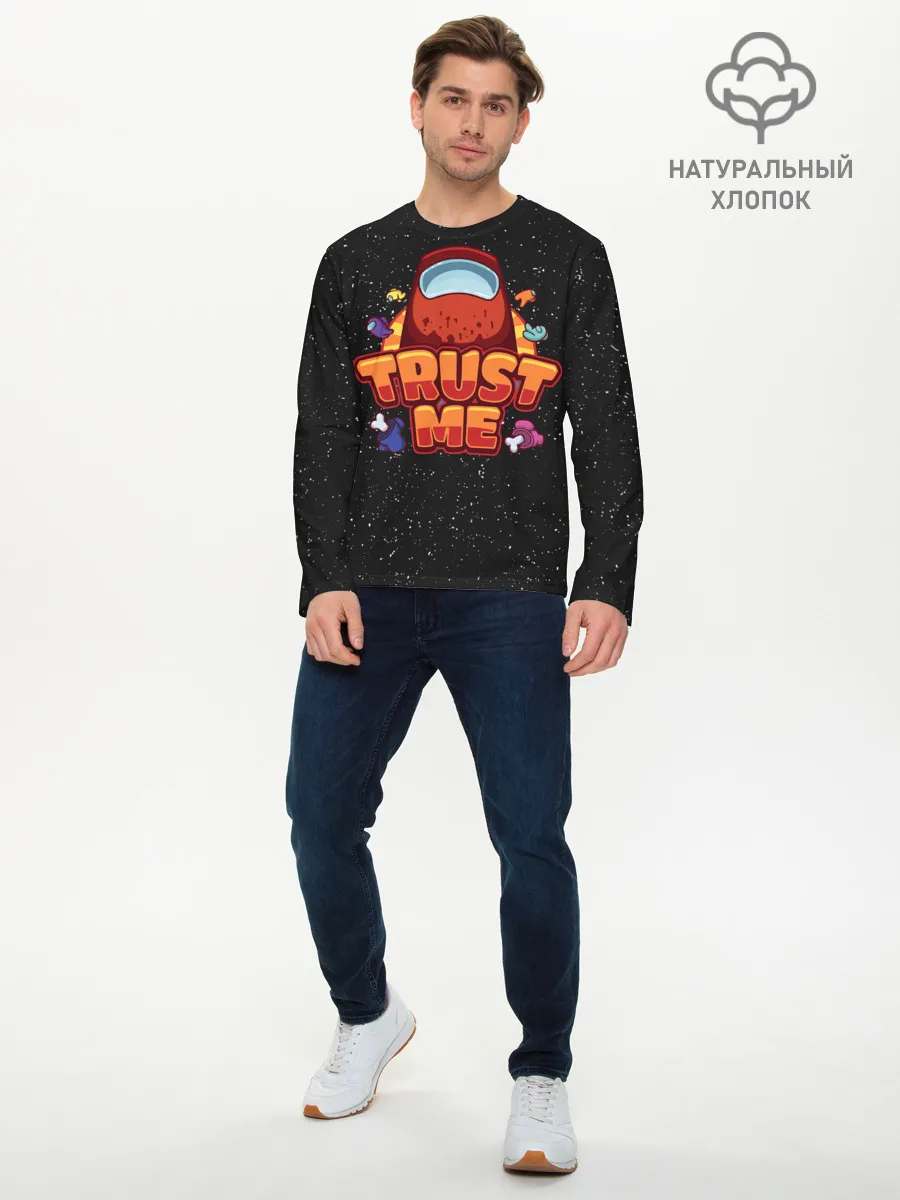 Мужской лонгслив базовый / Among us