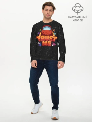 Мужской лонгслив базовый / Among us