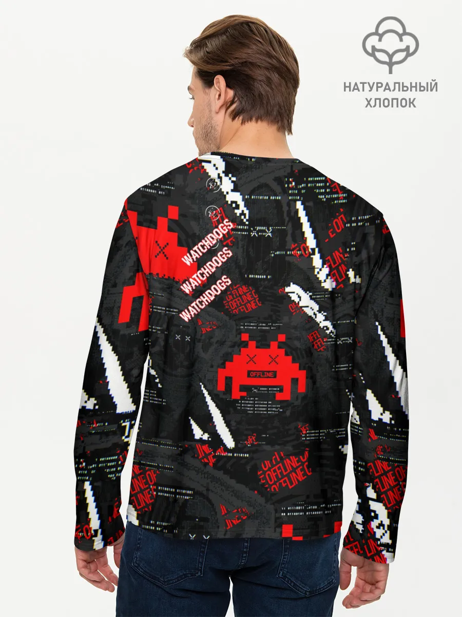 Мужской лонгслив базовый / Watch Dogs: Legion