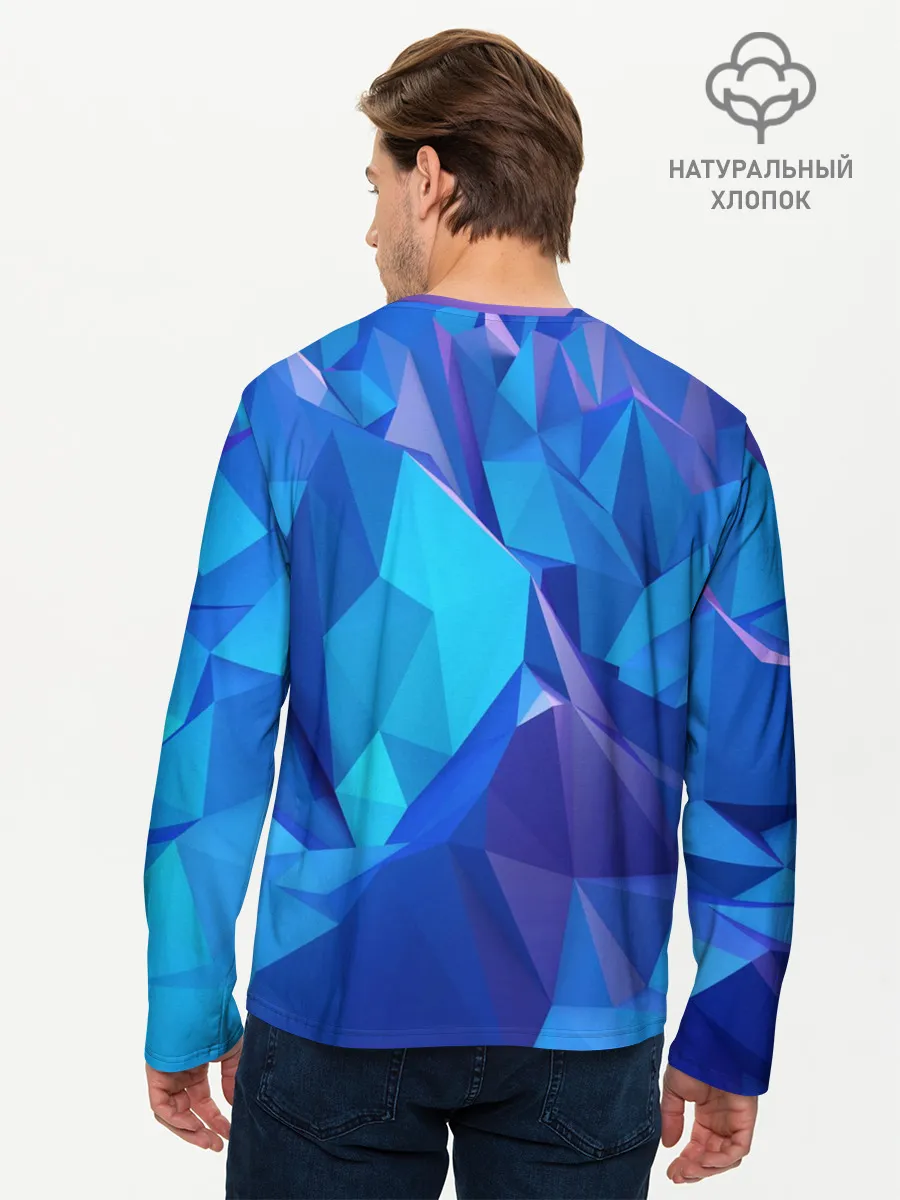 Мужской лонгслив базовый / NEON CRYSTALLS