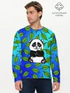 Мужской лонгслив базовый / Панда