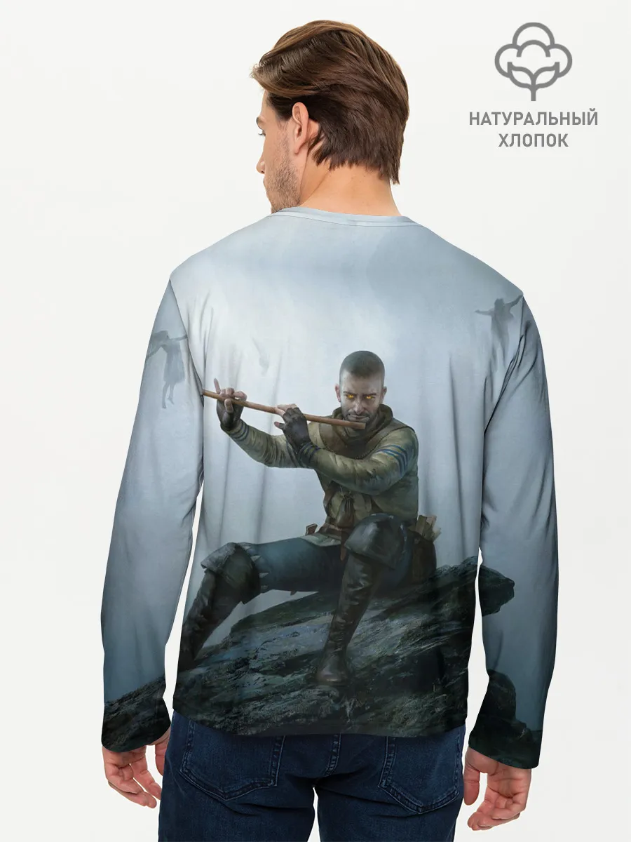 Мужской лонгслив базовый / Господин Зеркало