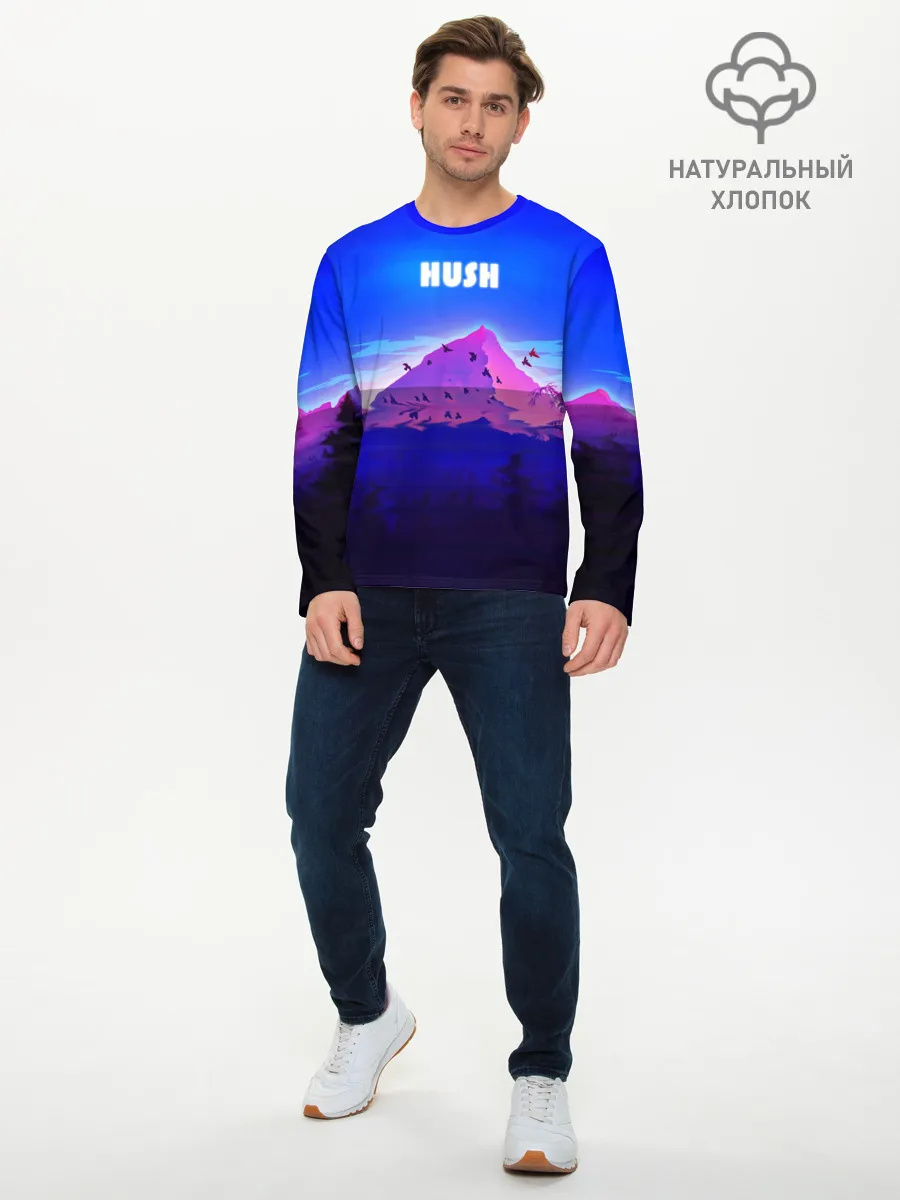 Мужской лонгслив базовый / HUSH