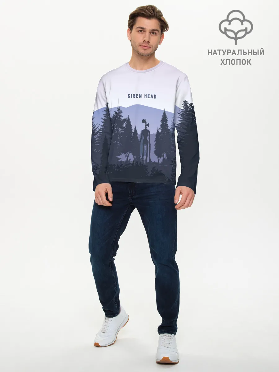 Мужской лонгслив базовый / Siren Head