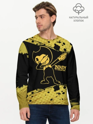 Мужской лонгслив базовый / BENDY AND THE INK MACHINE.