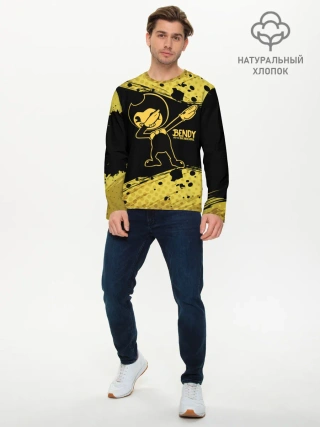 Мужской лонгслив базовый / BENDY AND THE INK MACHINE.