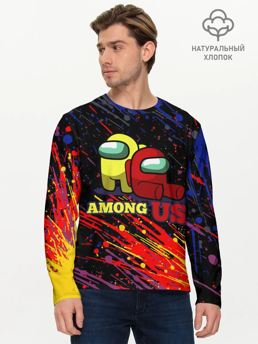 Мужской лонгслив базовый / AMONG US.