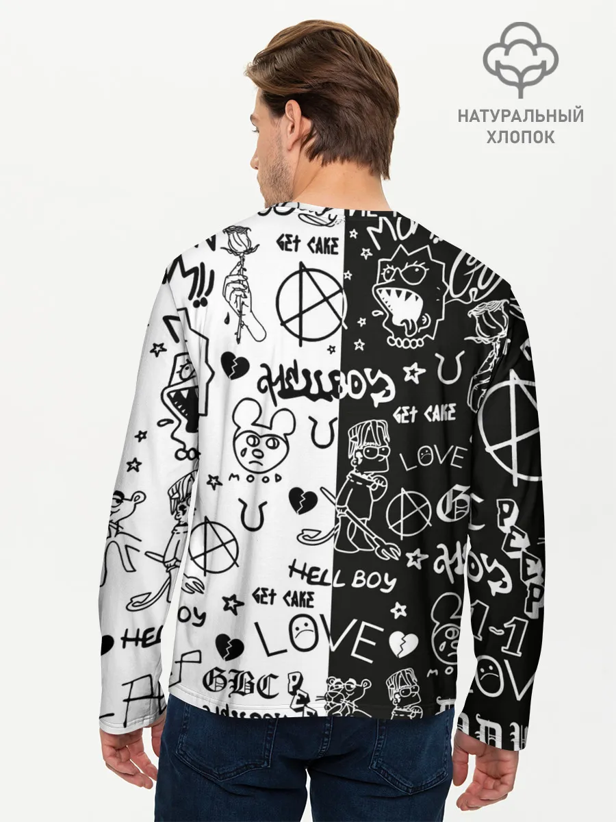 Мужской лонгслив базовый / LIL PEEP