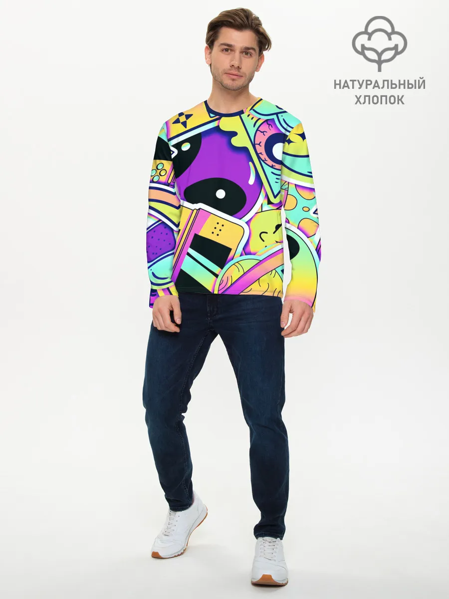 Мужской лонгслив базовый / Alien