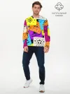 Мужской лонгслив базовый / Color pattern