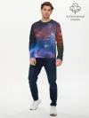 Мужской лонгслив базовый / Glitch space