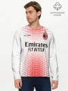 Мужской лонгслив базовый / AC MILAN 20/21 - ГОСТЕВАЯ
