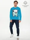 Мужской лонгслив базовый / Nyan Cat
