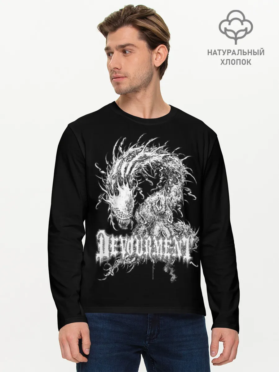 Мужской лонгслив базовый / Devourment