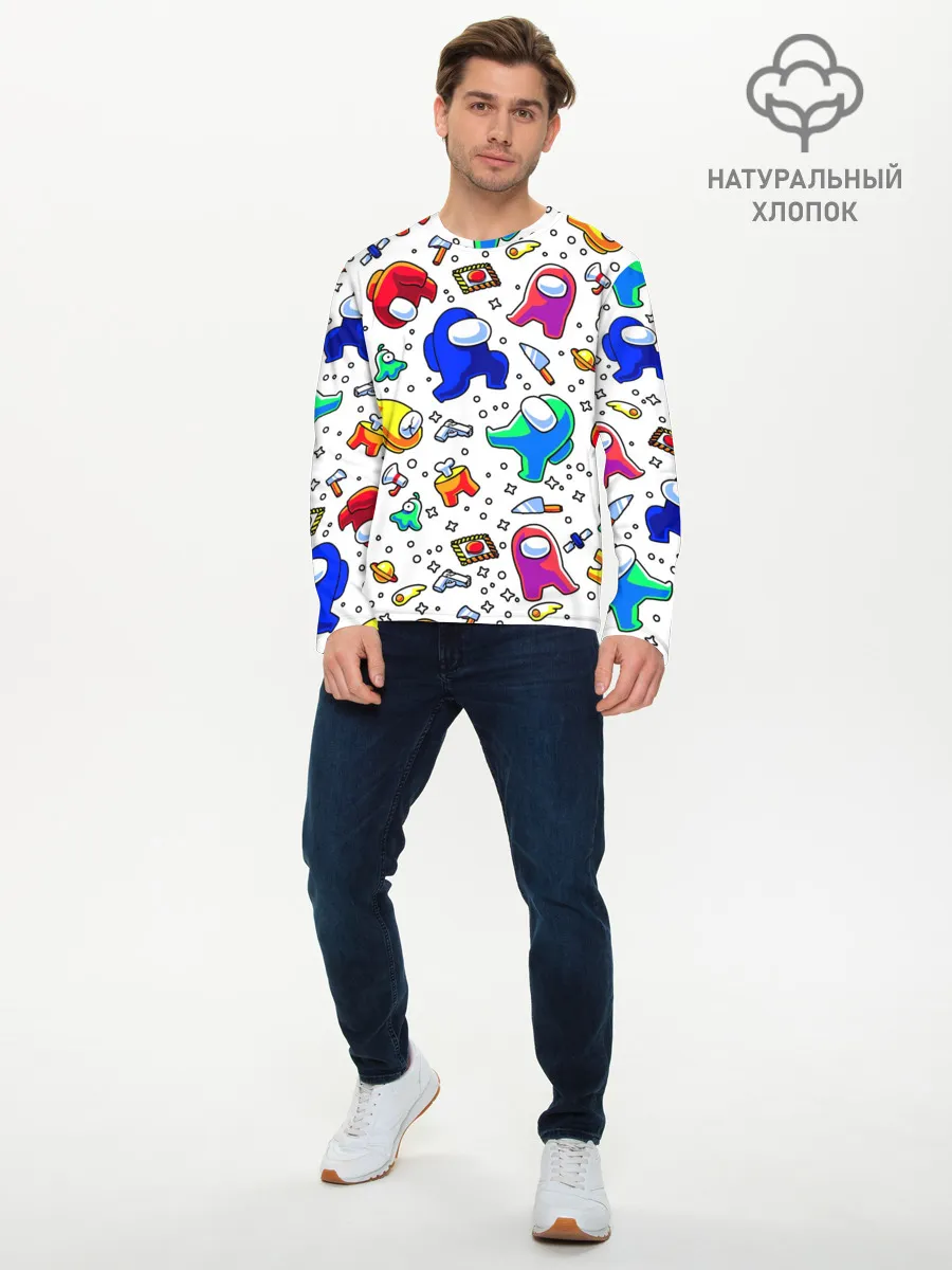 Мужской лонгслив базовый / AMONG US