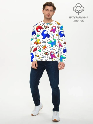 Мужской лонгслив базовый / AMONG US