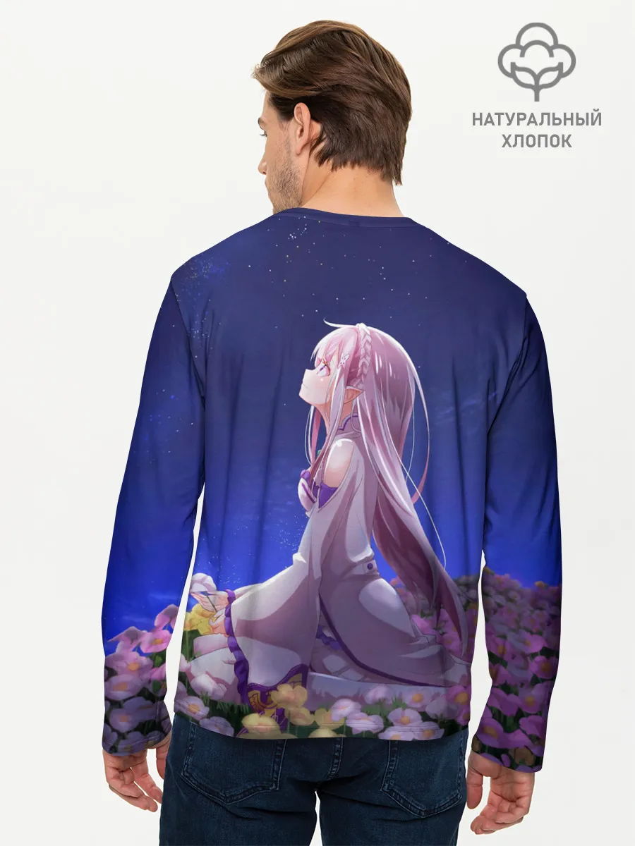 Мужской лонгслив базовый / Sweet dreams of Emilia