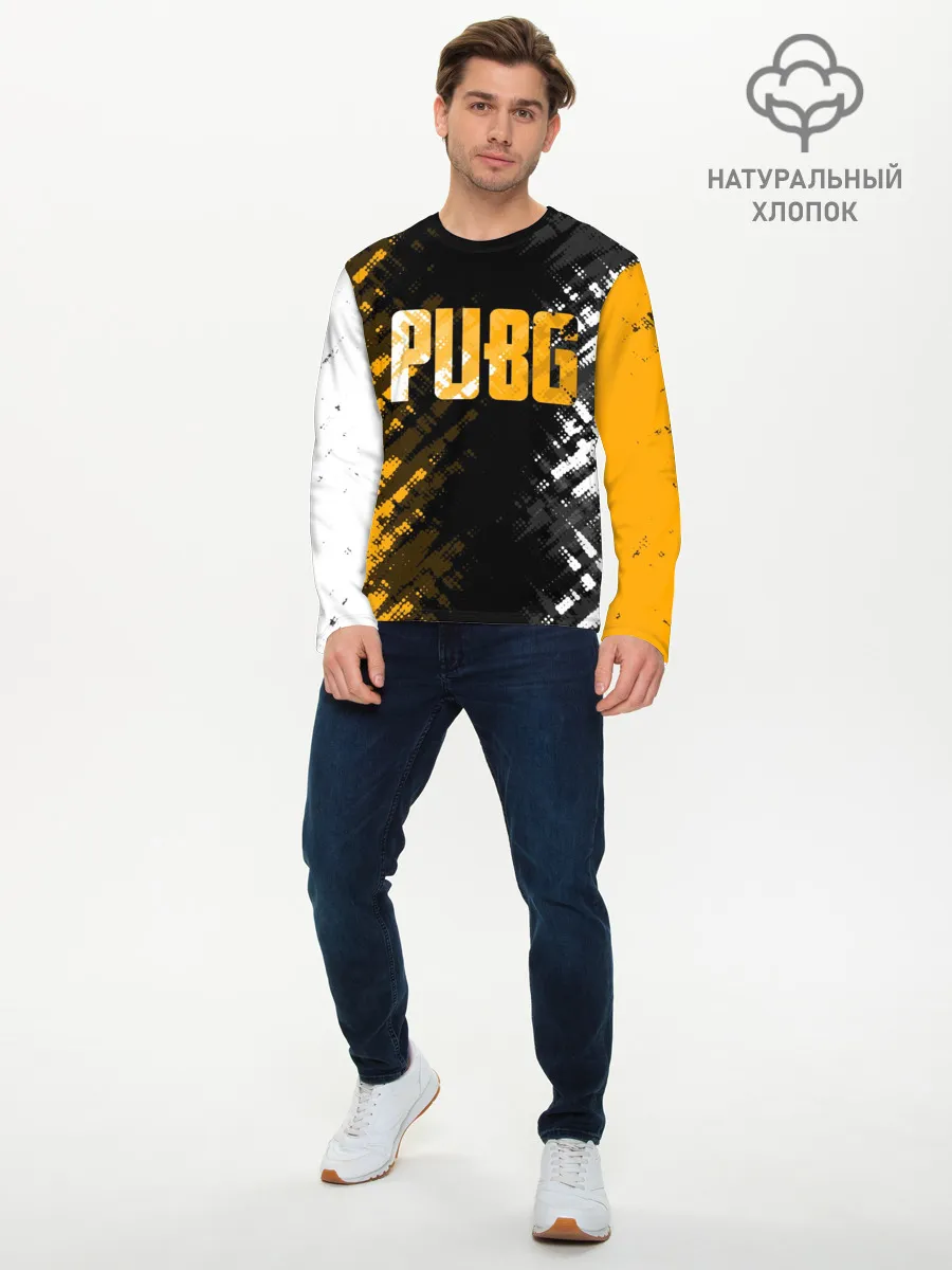 Мужской лонгслив базовый / PUBG