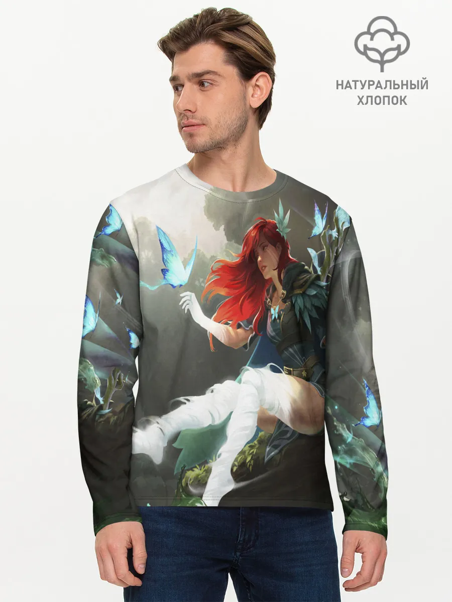 Мужской лонгслив базовый / Windranger Dota