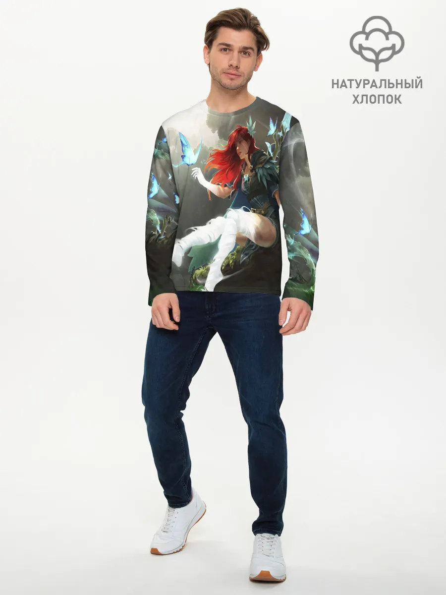 Мужской лонгслив базовый / Windranger Dota