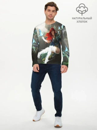 Мужской лонгслив базовый / Windranger Dota